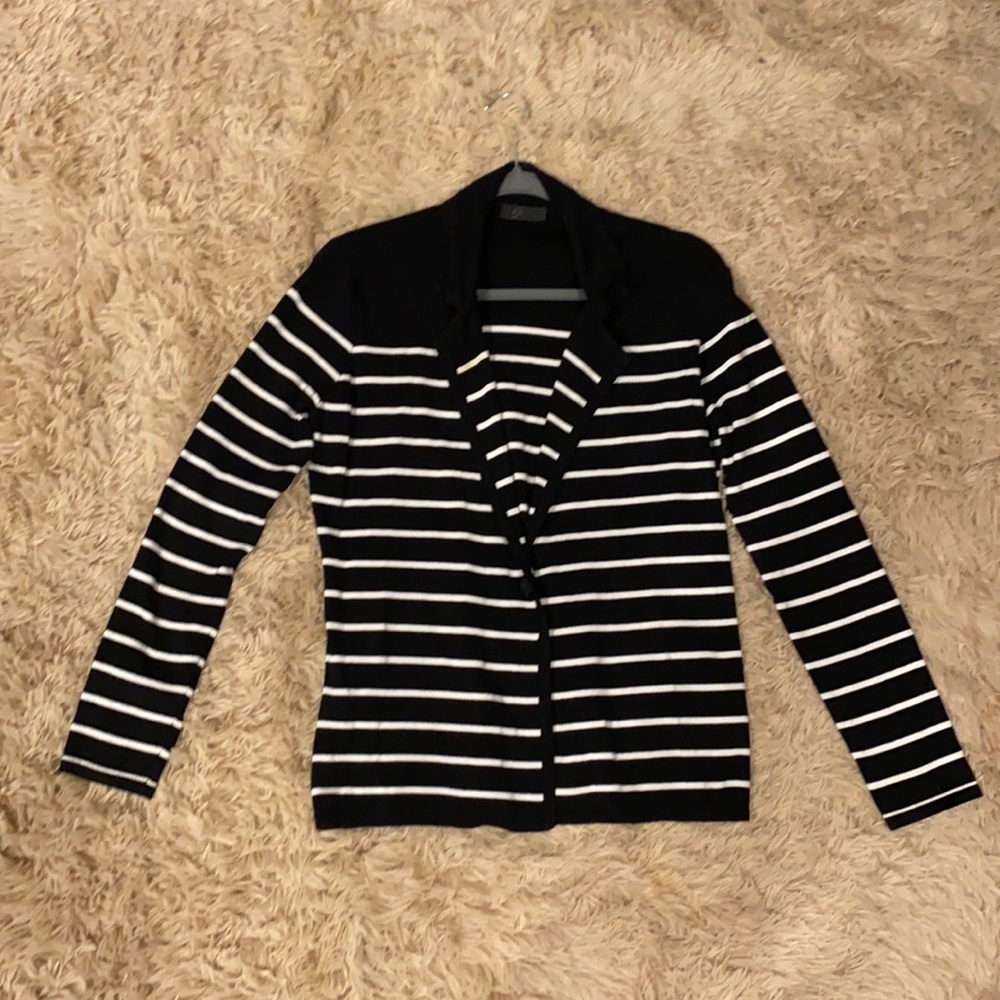 Black and white stripe sweater